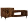 VidaXL Coffee Table Smoked Oak 100x50x45 Cm Engineered Wood 830825