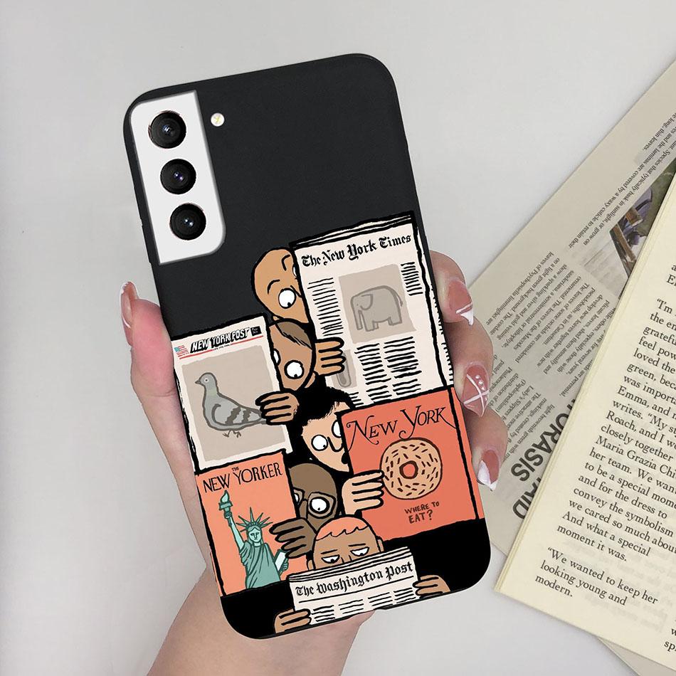 For Samsung Galaxy S21 Plus Ultra FE 5G Case Cute Painted Silicone Soft Protective Phone Cover for SamsungS21 S 21 FE Plus Ultra
