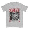 Fun 90s Classic  Movie Scarface  T-Shirts for Men Crew Neck Pure Cotton T Shirts  Short Sleeve Tees Big Size Tops