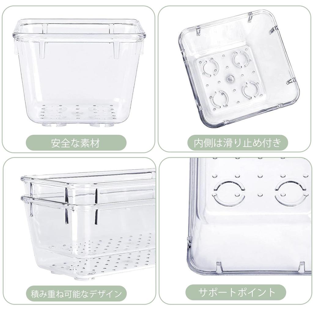 drawer dividers for small and free combinations for and refrigerator organization Transparent, non-slip items, storage, cosmetics, stationery,