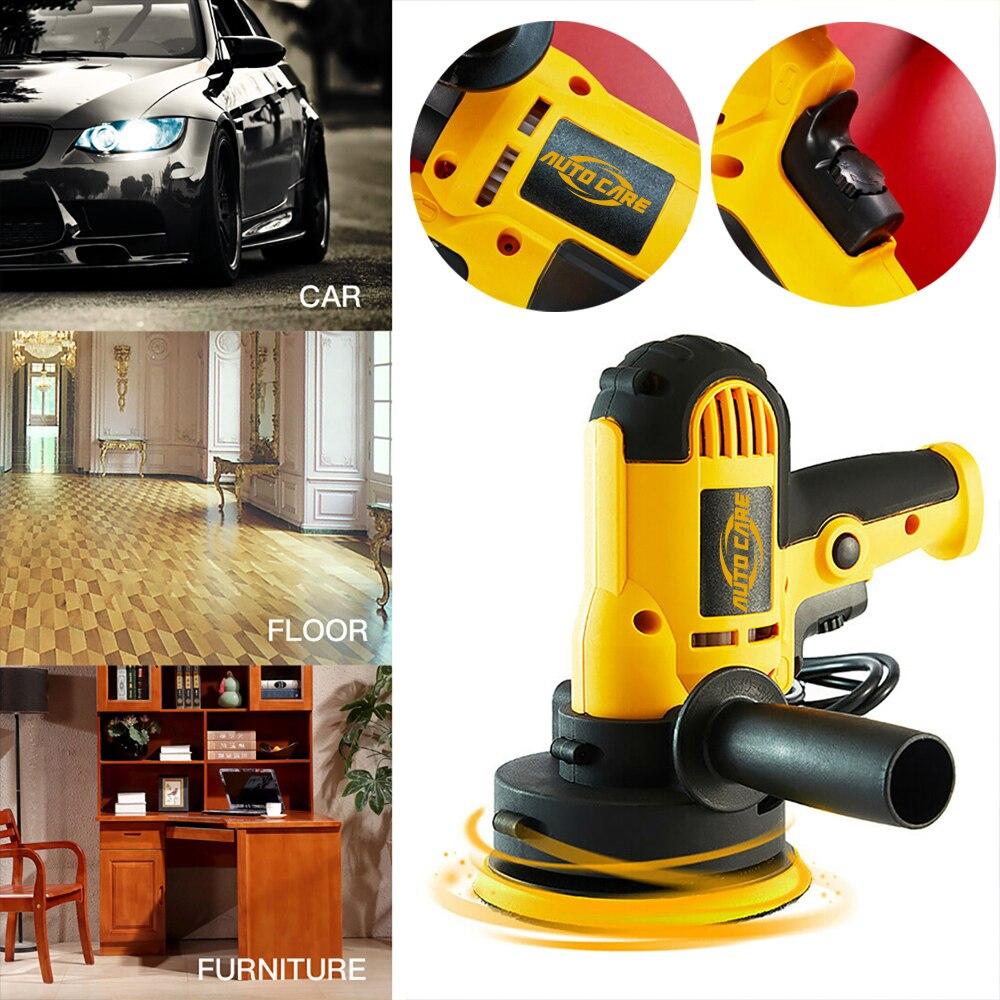220V Electric Car Polisher Machine 600W 3500rpm Auto Polishing Machine Sander Small Portable Polish Waxing Tools
