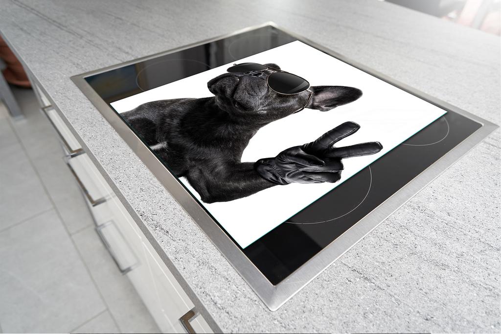 GLASS CUTTING BOARD 45x52 Dog
