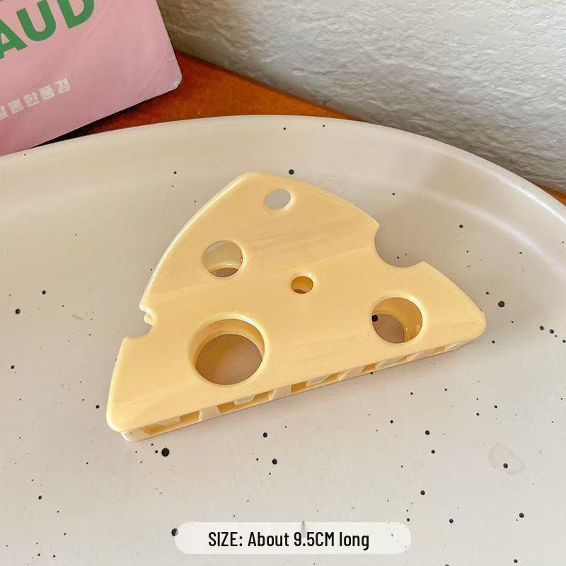 Koreanischer Eleganter Kürbisbogen Polka Dot Haarspange - Groß, Cremige Texturierte Hochsteckfrisur-Accessoire