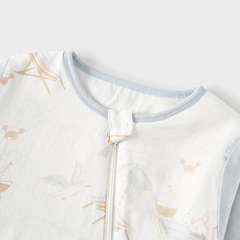 TONGTAI Baby Summer Anti-Startle Long-Sleeve Sleeping Bag