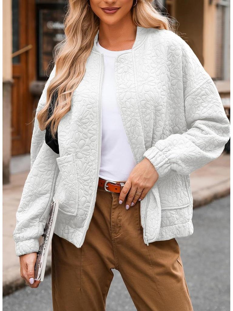 Autumn/Winter Women's Solid Color Casual Cardigan