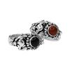 Anonymous Artisan Panther Flower Ring - Onyx