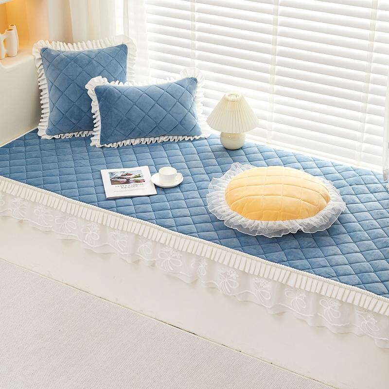 Princess Style Window Cushion Ledge Cushion Four Seasons Universal Bedroom Balcony Cushions Blanket Cushion