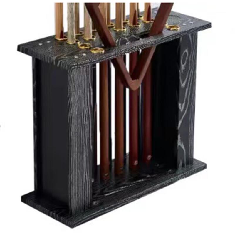 Shuangan Wooden Billiard Cue Rack Stand