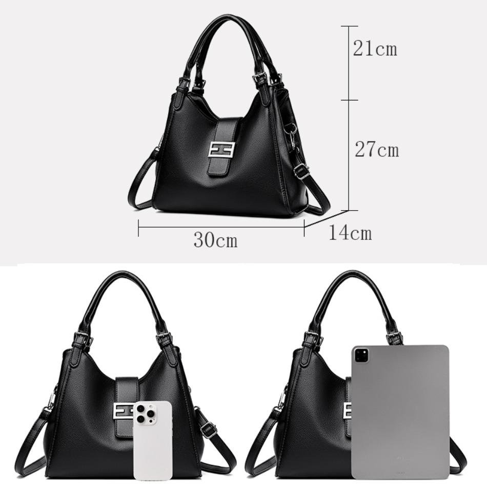 Luxus-Handtaschen Damen Taschen Designer Hochwertige Leder Schultertaschen für Frauen Casual Solid Color Geldbörse und Handtaschen Sac