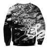 Men's Casual Fashion Printed Round Neck Pullover Sweatshirt
