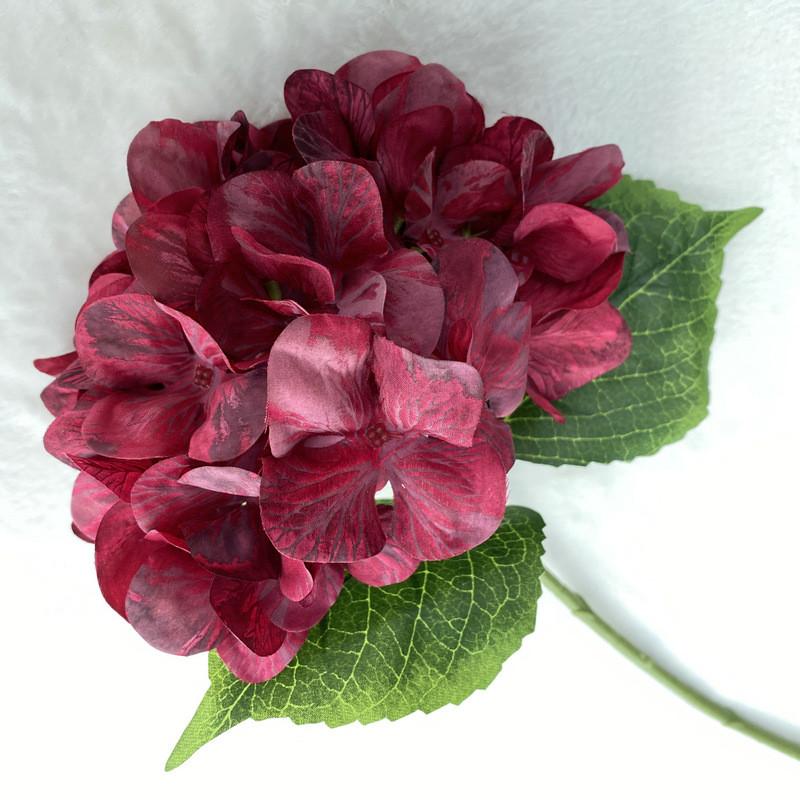 Silk Hydrangea Flowers 18in Realistic Wedding Home Decor Photography Props Gift