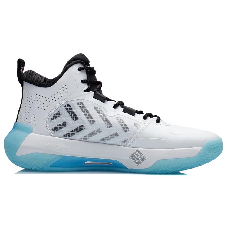 Li Ning Liren 2 Textile, Synthetic Leather, TPU Cushioning Slip Resistant Abrasion Resistant Coverage Support Mid top ABAR087-1
