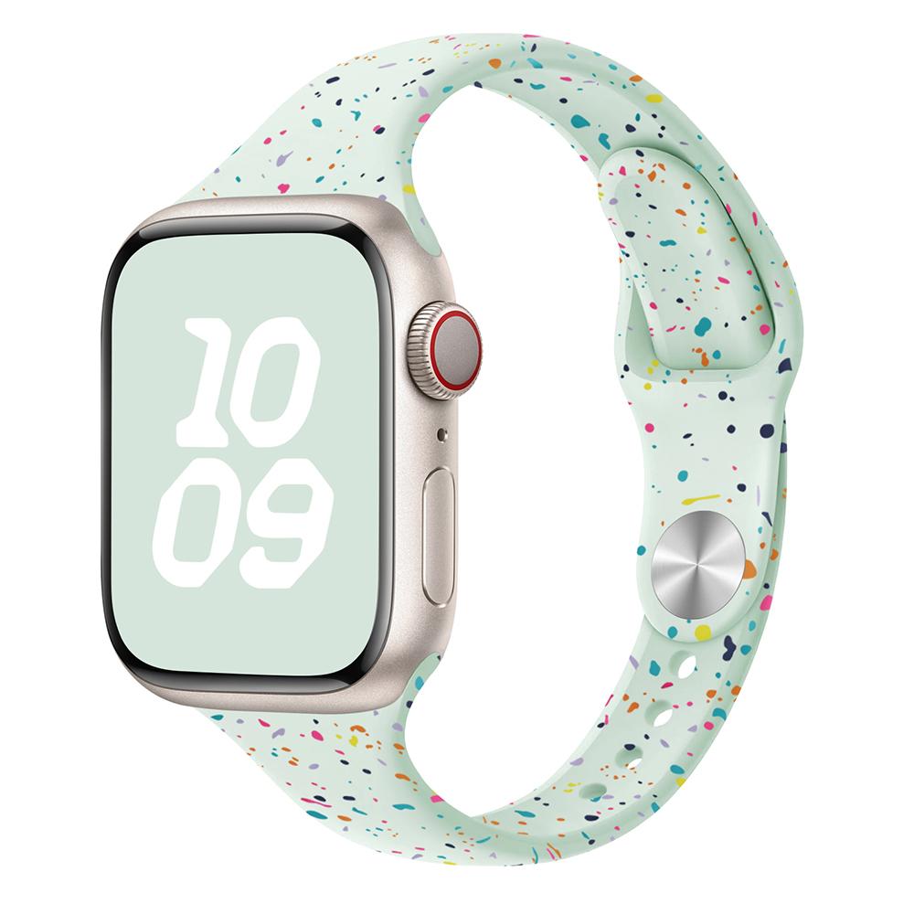 Original Silikonarmband für Apple Watch Band 44mm 45 46 40 41 38 42mm Armband Atmungsaktiv iwatch Serie 10 9 8 SE 7 6 Ultra 2 49mm