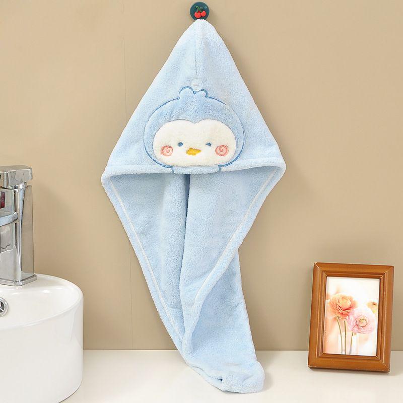 Супервпитывающее быстросохнущее полотенце-обертывание для волос для женщин и детей Default