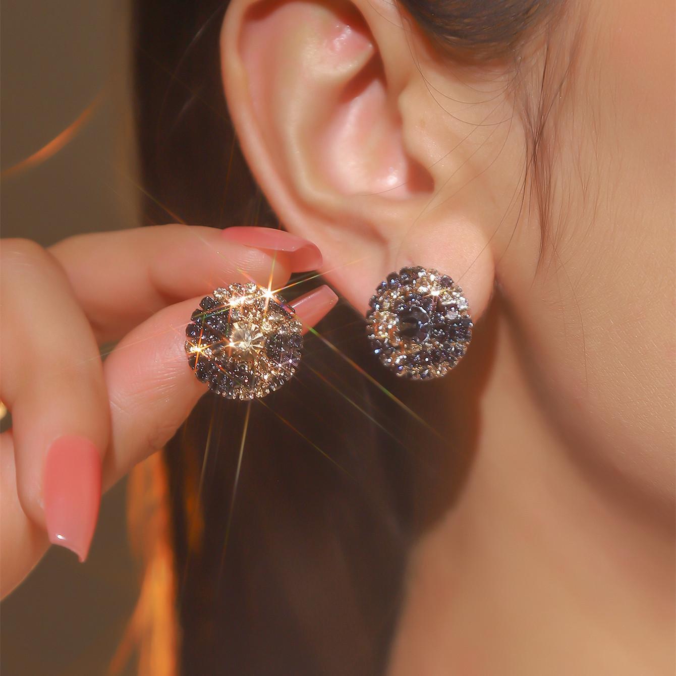 

Серьги Vintage Leopard Series, блестящие длинные серьги с кисточками из горного хрусталя, женские серьги Premium Feeling Temperament, 1 пара