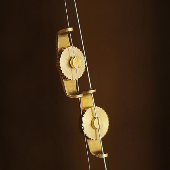 2Pcs Erhu Tuner Sturdy Stable Tune Copper Erhu Violin Tuning Hardware Tool