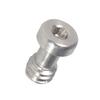 5 Stück 1/4" Edelstahlschraube 1/4-20 Gewindebolzen Anti-Lockerungs Kamera Befestigungsschraube Kamera Schnellwechselplatte Feststellschraube