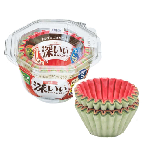 Toyo Aluminum Bento Side Dish Cups, Small, 66-count, Deep, Made in Japan, Antibacterial, 1.3x Deeper than Standard Cups, Microwave Safe, S1866