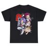 Süßes Cartoon Snoopy Print T-Shirt für Damen Herren Y2K Streetwear Baumwolle Kurzarm Oversized Lässige Tee Tops