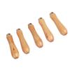5Pcs Comfortable Wooden File Handle Replacement Accessories Jewelry Tool Accessories