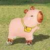 Movable Design 4D Dinosaur Balloons With Wheels Animal Balloon Standing Foil Balloons Drawing Foil Foil Balloons With Wheel