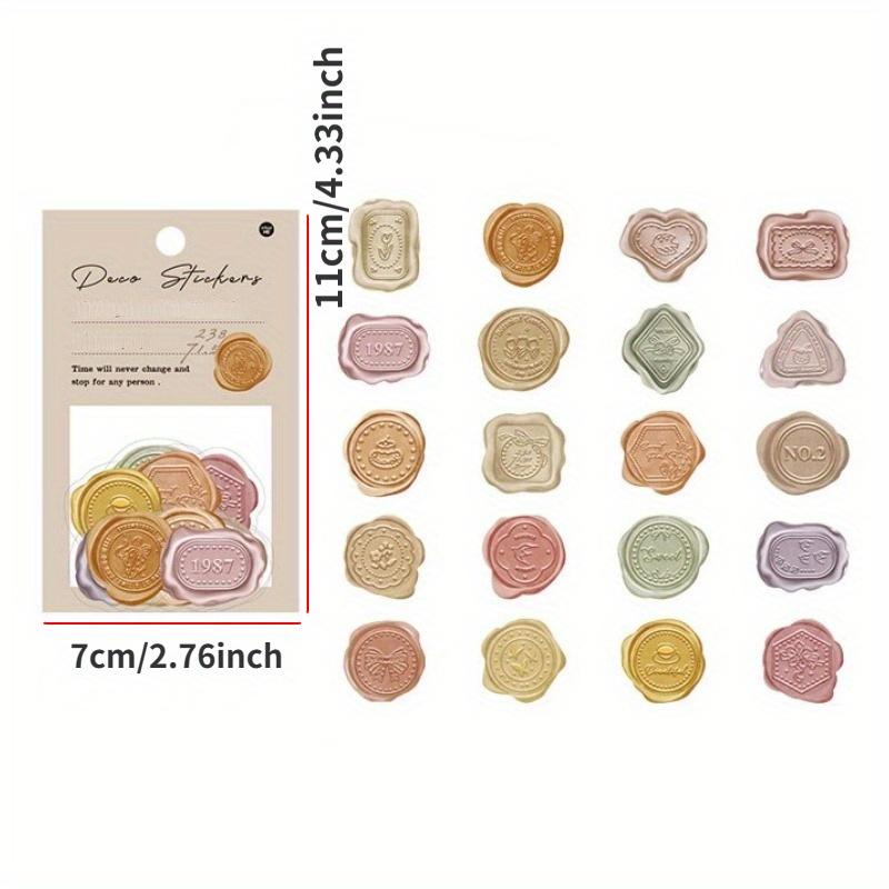 80Pcs/2Bags Kawaii Stationery Stickers Vintage Fire Paint Diary Planner Decorative Mobile Stickers Scrapbooking DIY Craft Sticker