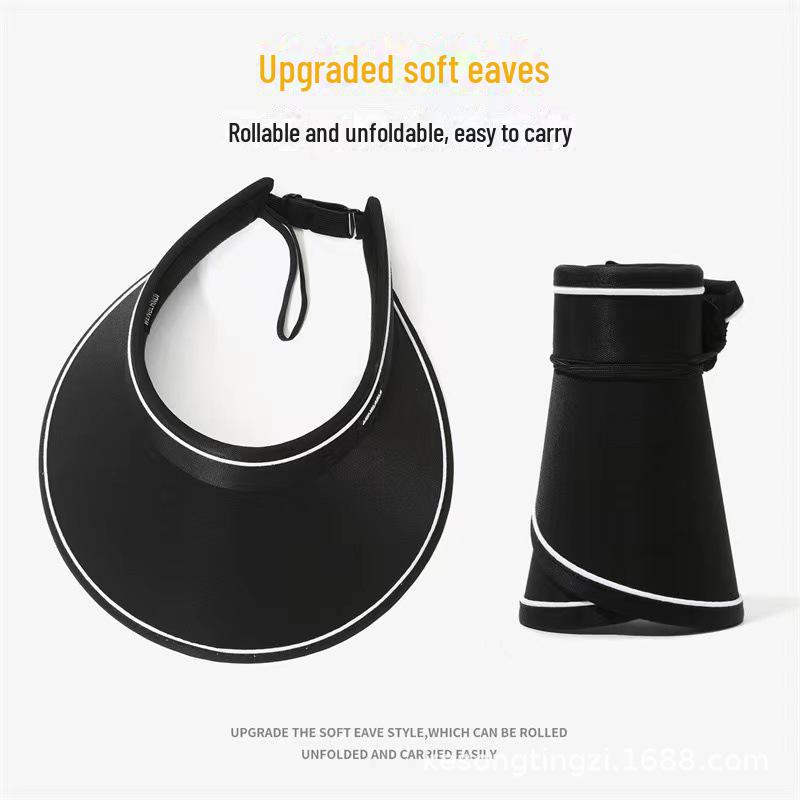 

Женская летняя шляпа от солнца с широкими полями и защитой лица от солнца One Size