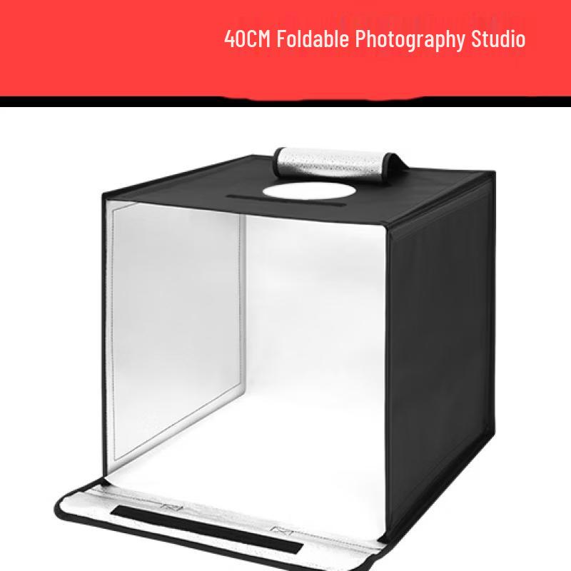 OLOEY 40CM Foldable Photo Studio Light Box