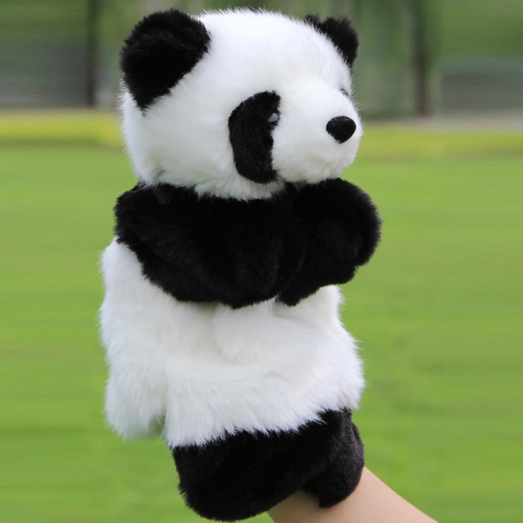 koundeneko Hand Puppet, Panda Shape, Cute Animal Puppet, Plush Toy, Hand Puppet, Animal Finger Puppet, Festival, Celebration, Event, Ventriloquism,