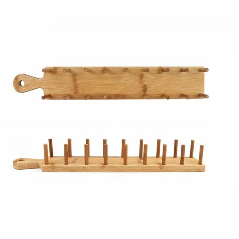 

Bamboo Wooden Taco Holder Mexican Food Hard Rack Stand Kitchen Cooking Tool