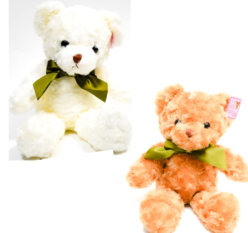 

Two Talking Teddy Bears with Recording Function, Surprise [Includes Ribbon Bag]