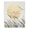 Canvas Print Alois 40x50cm Leaves Birds Sun