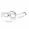 Metal Folding Screwless Reading Glasses Anti-blue Light Portable Fashionable Men's and Women's Reading Eyeglasses