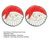 Christmas Cabinet Knob Cover Cute Santa Claus/Christmas Tree/Snowman Stretch Over Hardware Decoration for Kitchen Bathroom Dresser Wardrobe Decor