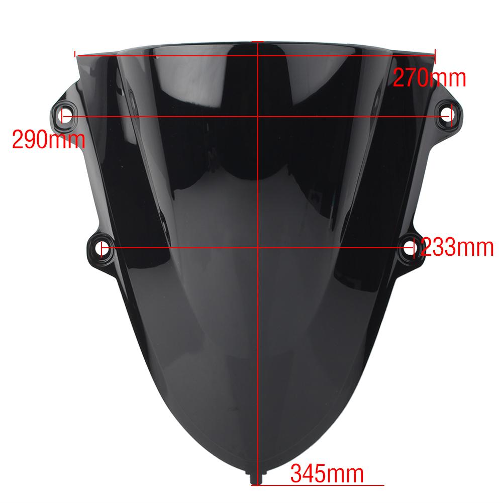 R15 Motorcycle Windshield  Windscreen For Yamaha YZF-R15 V3 2017 2018  Double bouble ABS Plastic