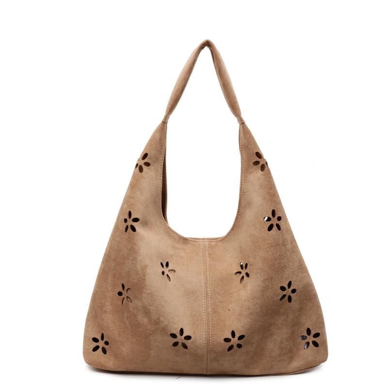 

Simple commuter tote dumpling bag women s 2025 autumn new fashion trend casual shoulder armpit bag хакі