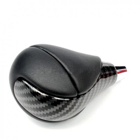 Carbon Fiber Leather Automatic Gear Stick Shift Knob For Lexus IS250 2006-2012