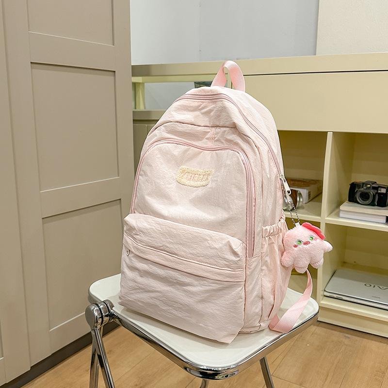 Schultasche Schultasche neuer College-Rucksack Mittelschule Japanisch schlicht klein frisch Campus-Rucksack große Kapazität Freizeitrucksack