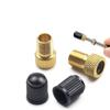 2~8pcs Bicycle Valve Pump Converter Adapter Presta to Schrader Convert Nozzle Inflation Adaptor F/V To A/V Bike Valve Adapter Mass Air Flow 3