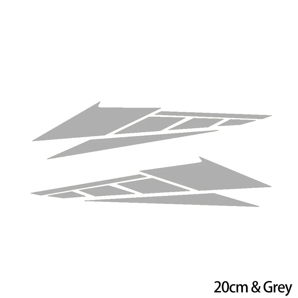 Nuovi 2 Pezzi Adesivi Moto PVC Adesivi Riflettenti 20cm/28cm Accessori Per Decorazione Bauletto Scooter Moto Ornamentale
