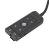 USB Sound Card USB To 3.5mm Jack Audio Adapter, Virtual 7.1 Surround Sound, for Cloud II USB Adapter
