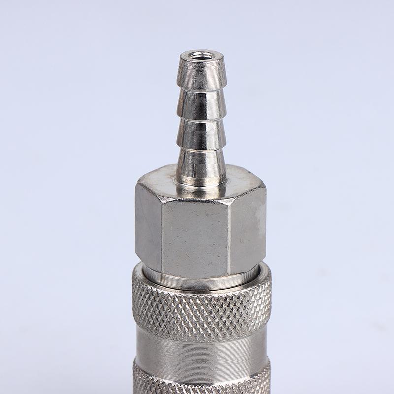 1 Set Pneumatischer Schnellkupplungsstecker 8 mm Europäischer Stil Sh Ph Typ, Für Kompressorschlauch und Werkzeuge