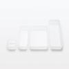 MUJI Polypropylene Organizer Box X X Clothing Storage Box 2, Semi-Transparent, 8.5 25.5 5cm, MCC11A2S, Case,