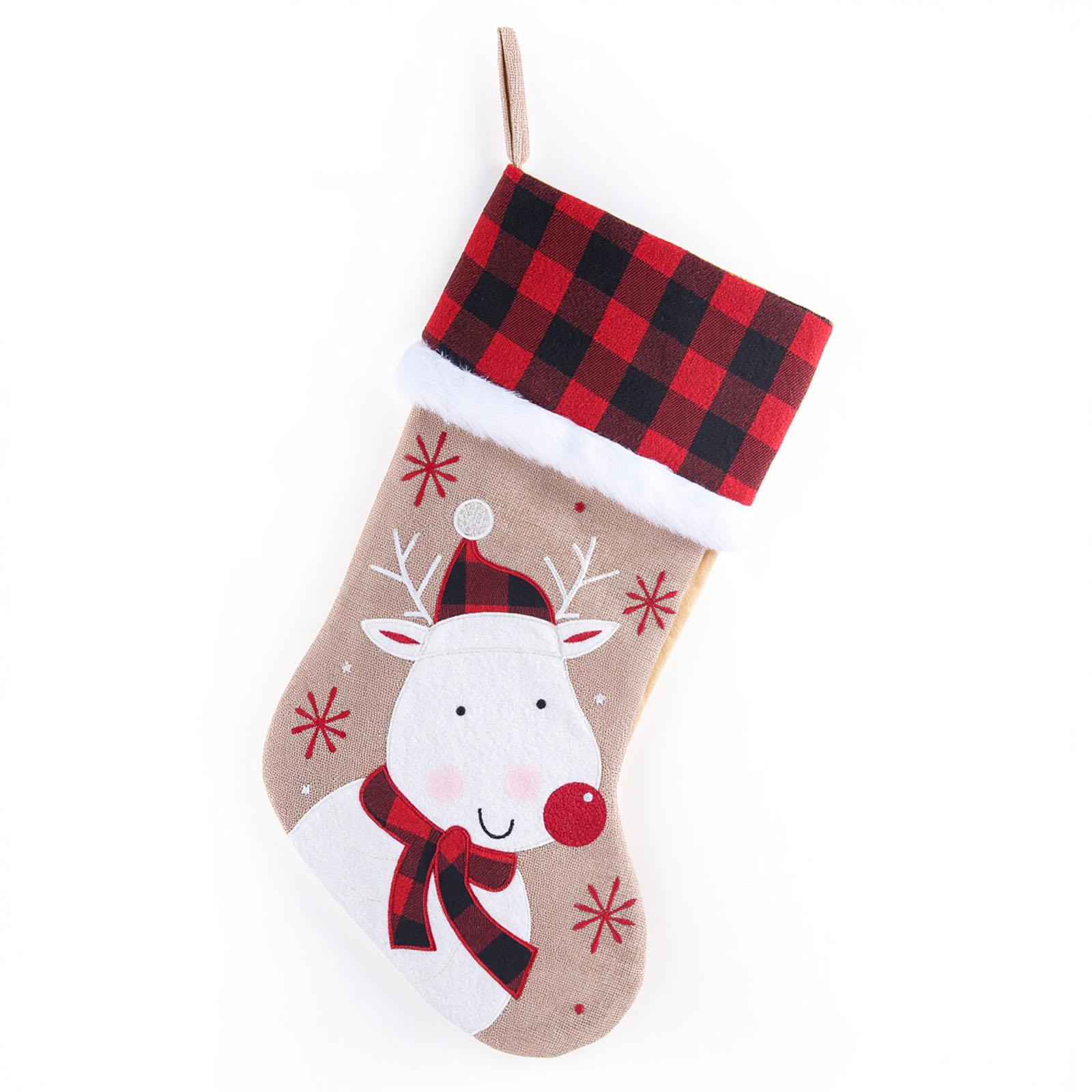 

Christmas Pet Stockings, Christmas Decorations, Christmas Stocking Gift Bags, Holiday Supplies One Size