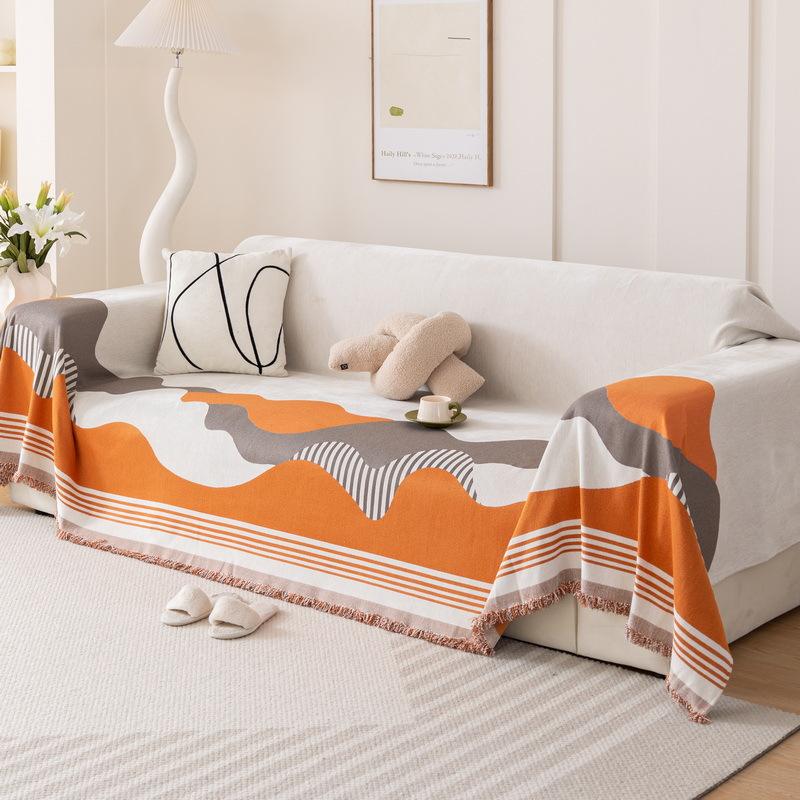 All-Inclusive Universal Sofa Towel Anti-Scratching Cover Cloth Full Covered Sofa Cushion Cover Sofa Blanket Single Three-Person Four Seasons Universal