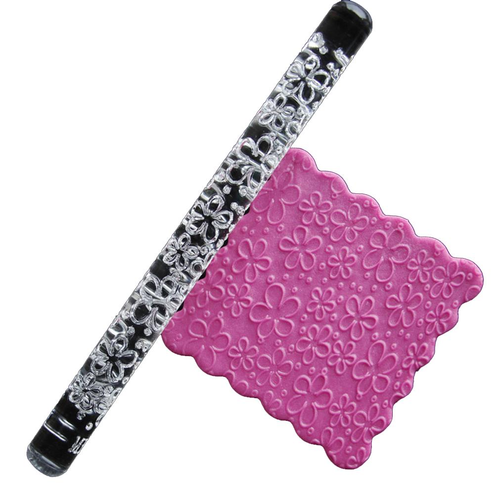High Quality Acrylic Rolling Pin Pastry Rolling Pin Fondant Plasticine Roller DIY Cake 28#