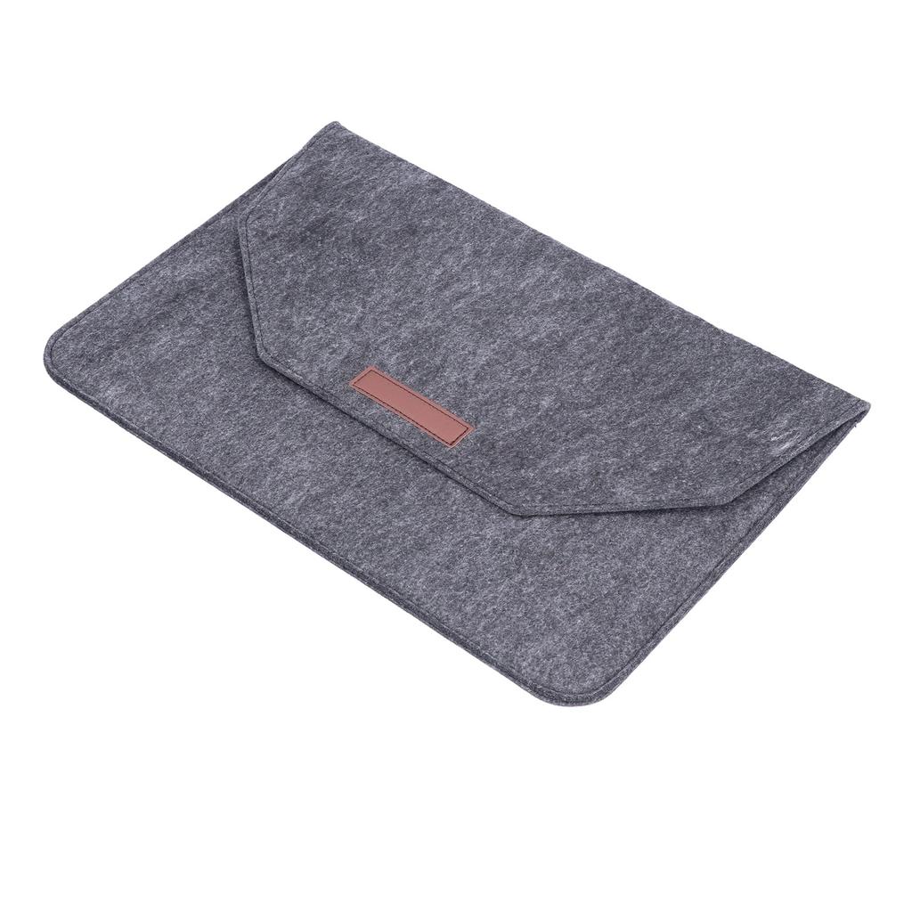 Laptop Hülle Tasche Schwarz Filz Notebook Computer Schutzhülle Zubehör für MacBook15.4in