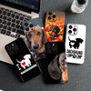 Cover for Samsung Galaxy S24 S25 S23 FE Ultra Plus S7 Edge S25+ S23+ A56 5G Casing Silicone Phone Case Wallpaper Dachshund Dog