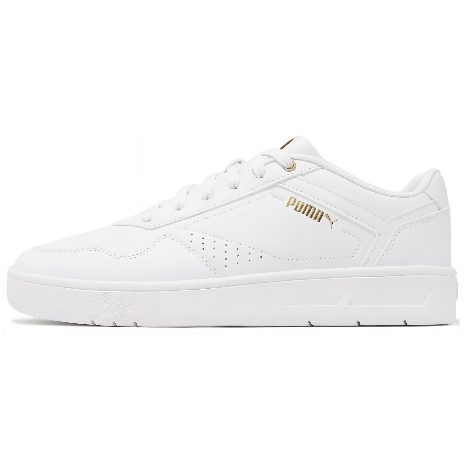 

Puma Court Classic White Gold Unisex Sneakers 395018-01 41