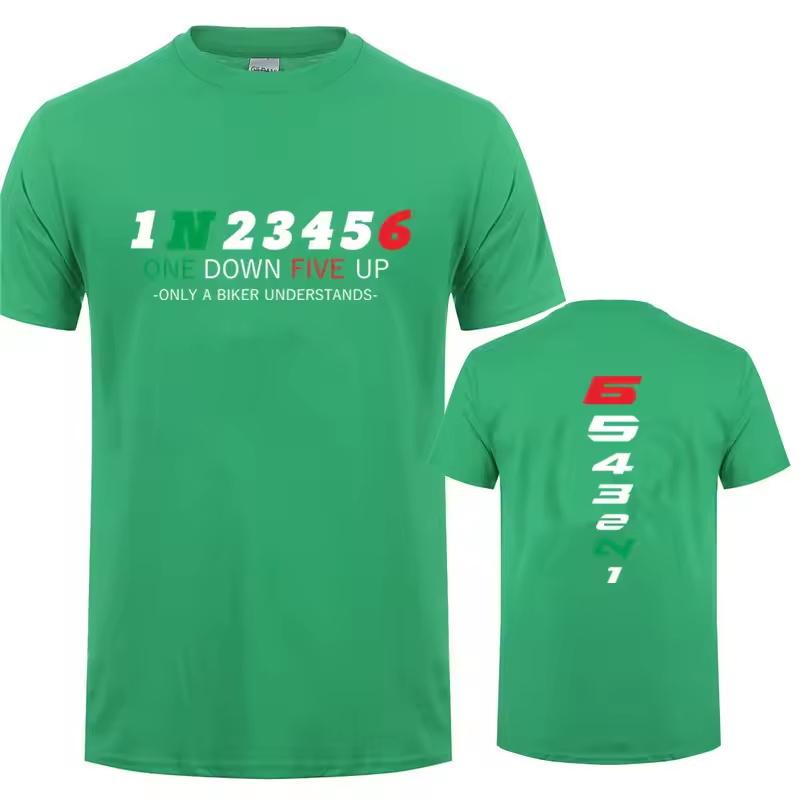 

1N23456 Motorcycle Only A Biker Understands T Shirt Motorbike Tee Printed Race T-Shirt JL-153 4XL
